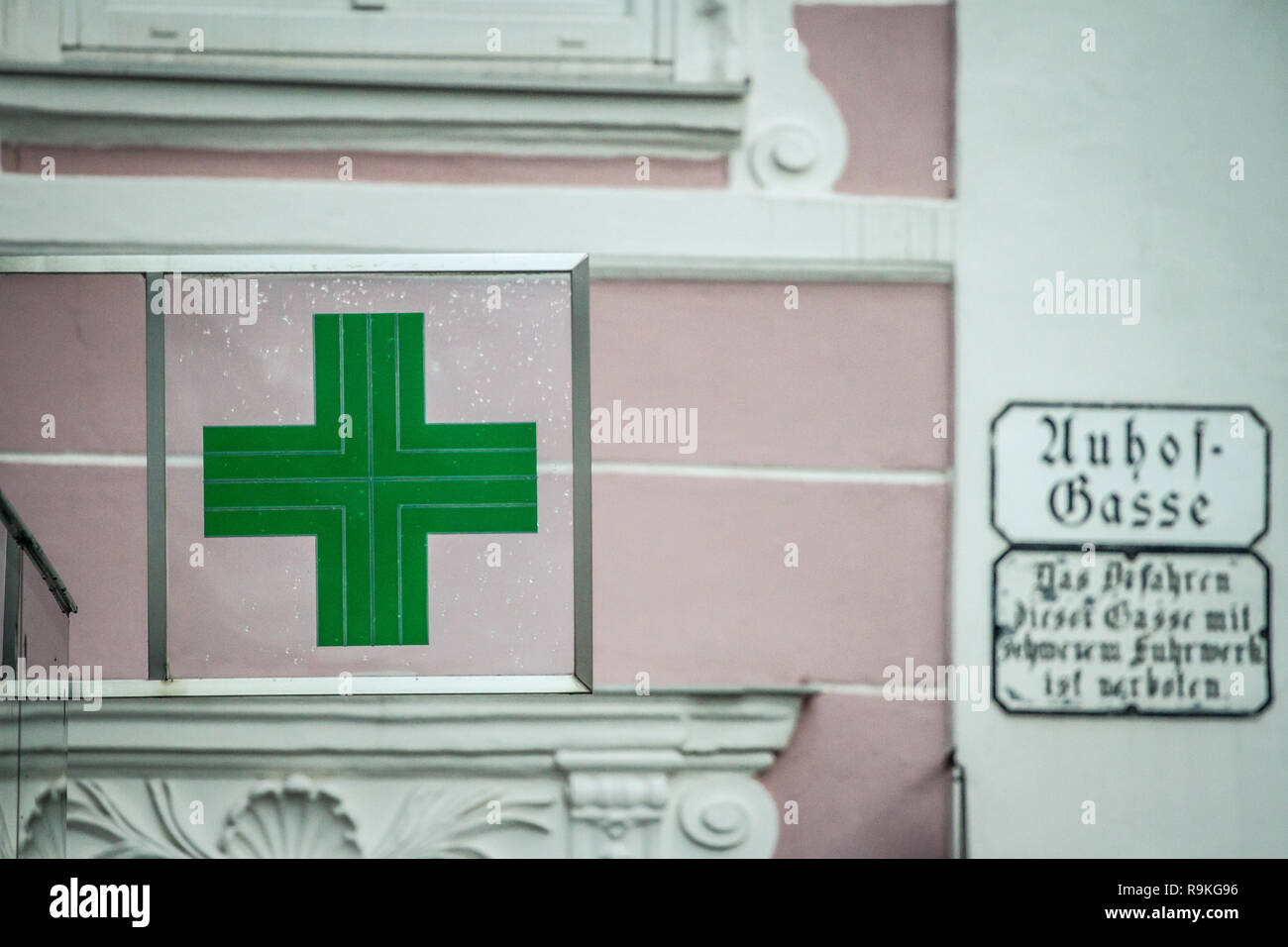 Pharmacie de la ville de Lübz Banque D'Images