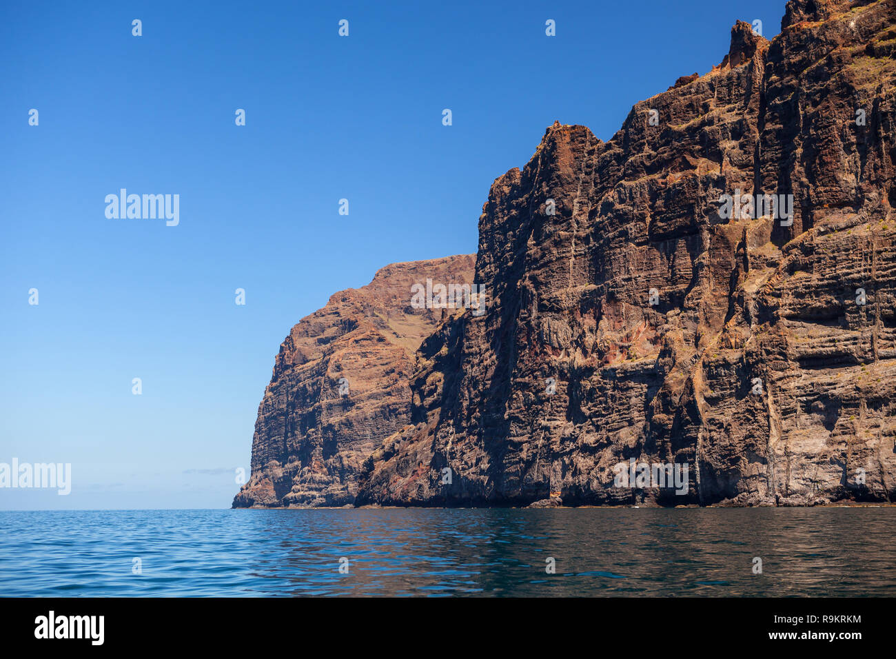 Tenerife - falaises de Los Gigantes, îles de Canaries, Espagne Banque D'Images