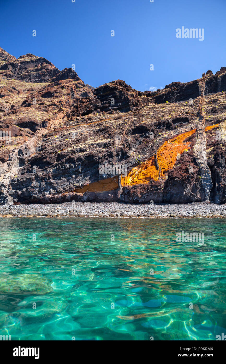 Tenerife - falaises de Los Gigantes, îles de Canaries, Espagne Banque D'Images