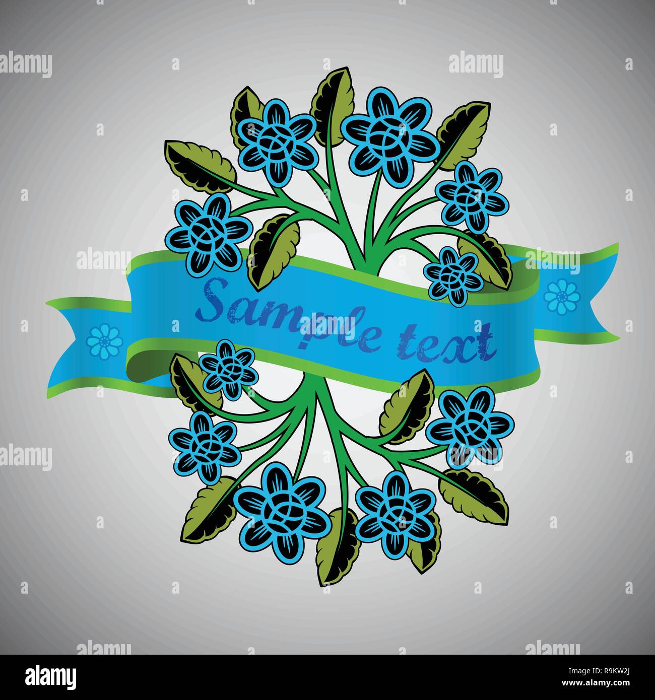 Contexte, Étiquette Avec Thème Floral - Design Créatif - Modèle D'Illustration Au Format Vectoriel Modifiable Illustration de Vecteur