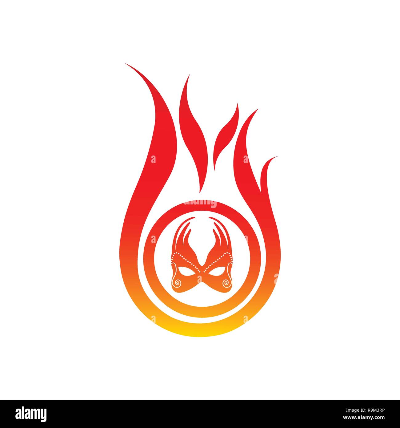 Logo flamme Vector modèle. fire logo design logo design graphique. torch. élément feu chaud icône. Logo du gaz. illustration symbole enflammer .. signe de chaleur ener Illustration de Vecteur