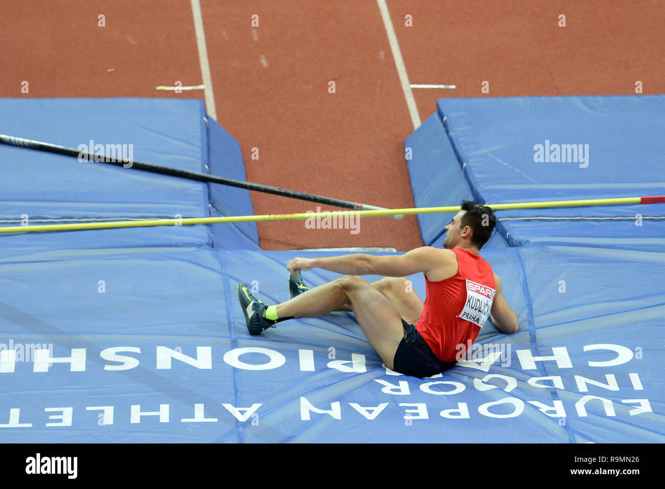 Prague, République tchèque. 6Th Mar, 2015. L'Europe d'athlétisme en salle 2015 à Prague, en République tchèque, le vendredi 6 mars 2015. Caractéristiques de l'Europe d'athlétisme en salle 2015. Credit : Slavek Ruta/ZUMA/Alamy Fil Live News Banque D'Images