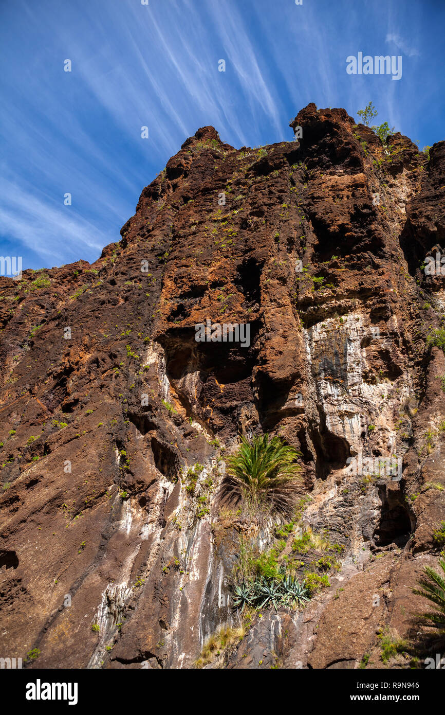 Célèbre canyon Masca à Tenerife, Îles Canaries, Espagne Banque D'Images