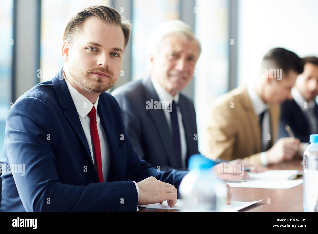 Jeune leader Banque D'Images