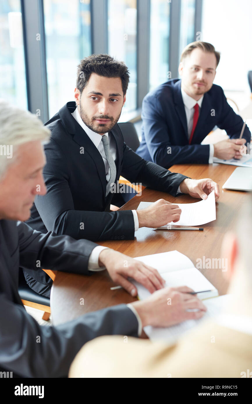 Consulting à la conférence Banque D'Images