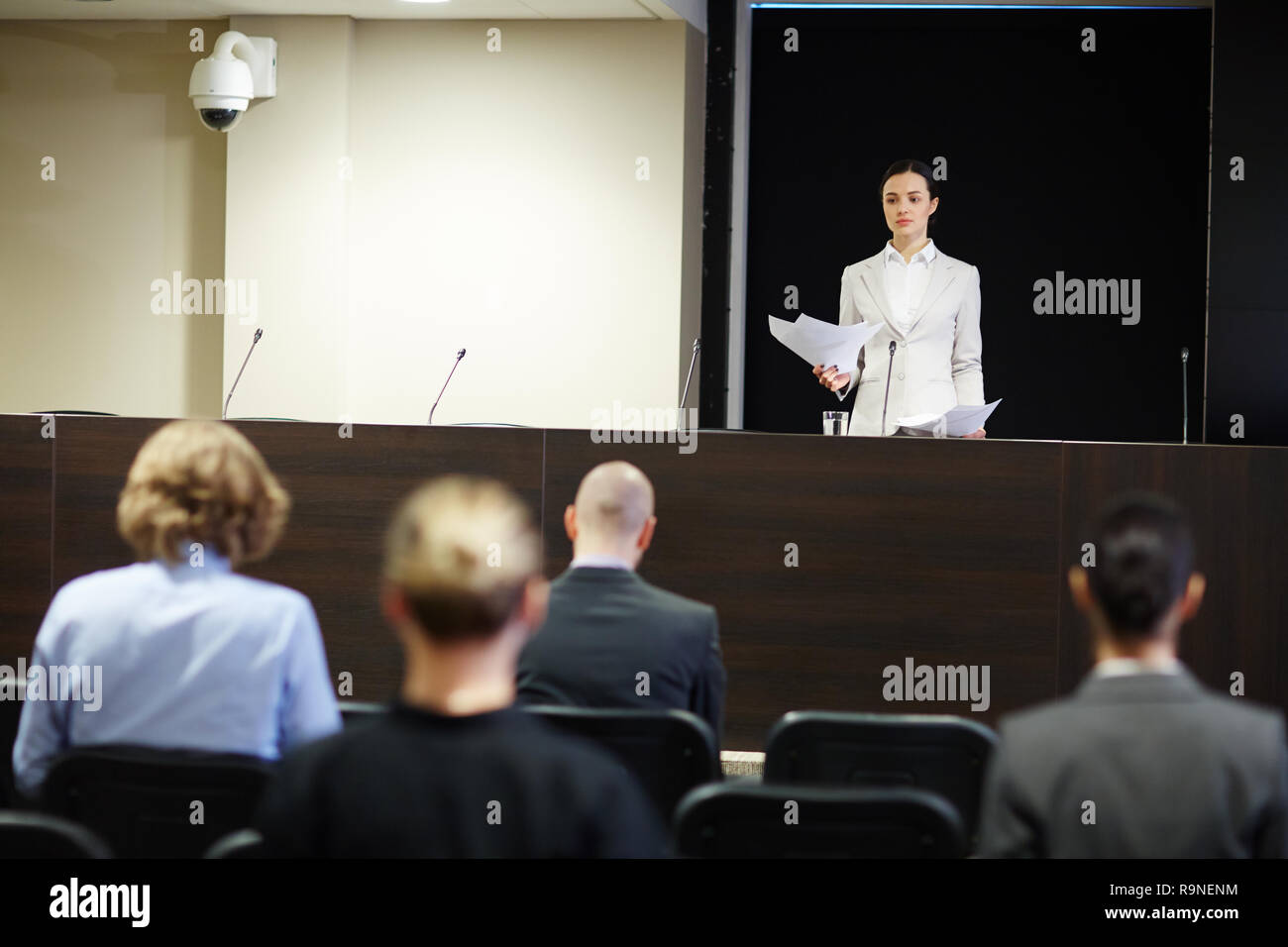 Pour l'auditoire anglophone Banque D'Images
