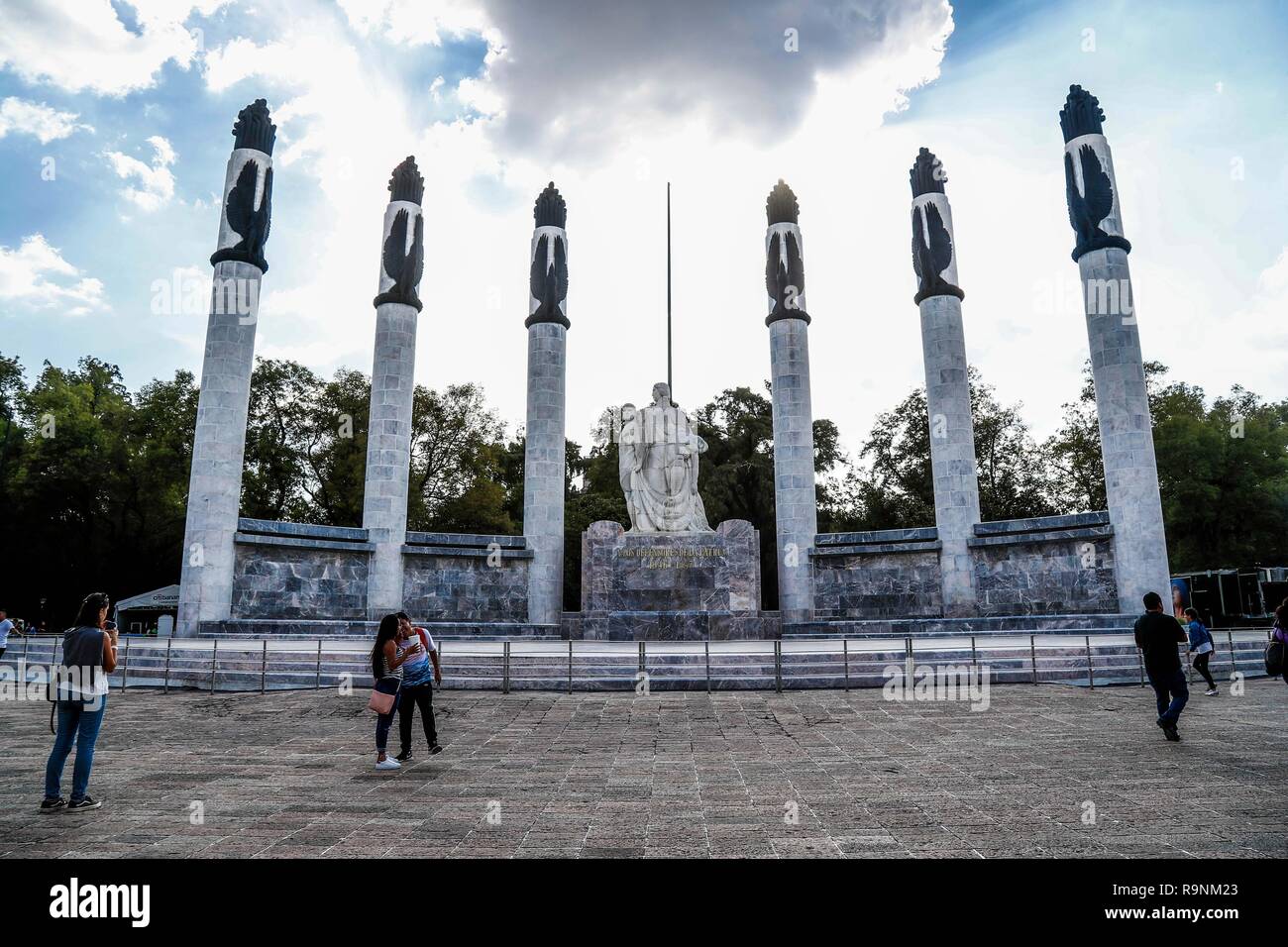 El Bosque de Chapultepec. parque urbano en la Ciudad de México. (Foto : Luis Gutierrez / NortePhoto.com). Banque D'Images