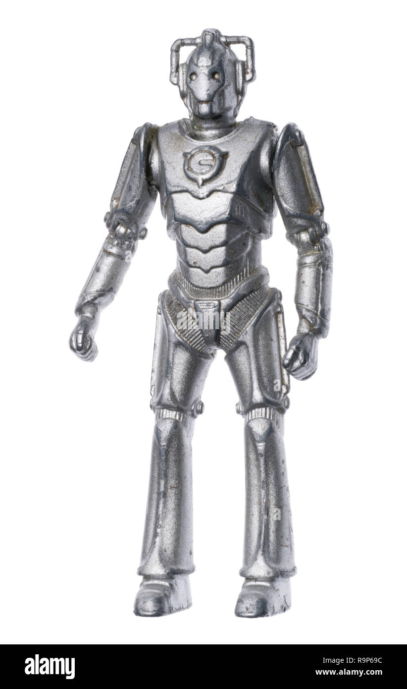 Modèle d'un Cyberman. Du Prince de Dr qui est ennemi. Banque D'Images
