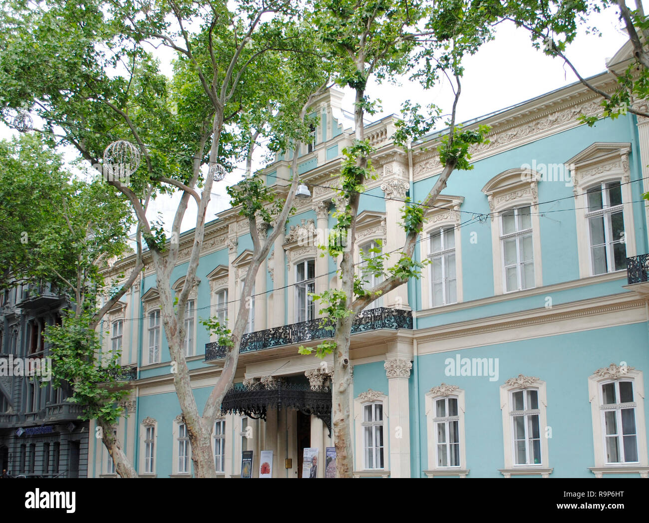 Odessa Musée d'art de l'Ouest et de l'Odessa. Palais construit en 1856-1858, conçu par l'architecte L. Otton. Vue de façade. L'Ukraine. L'Europe de l'Est. Banque D'Images