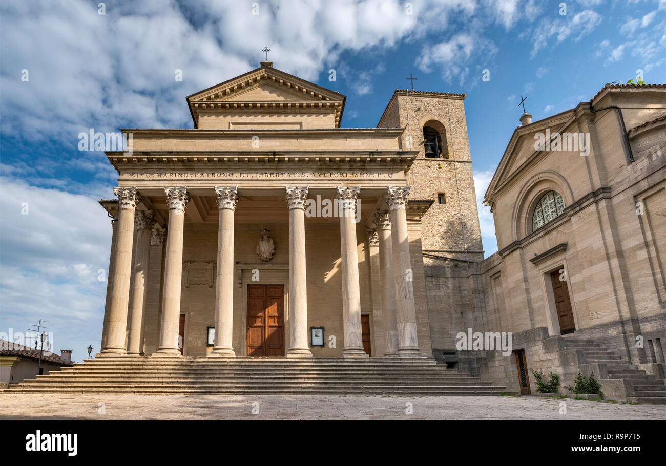 Basilica di San Marino, en Citta di San Marino Banque D'Images