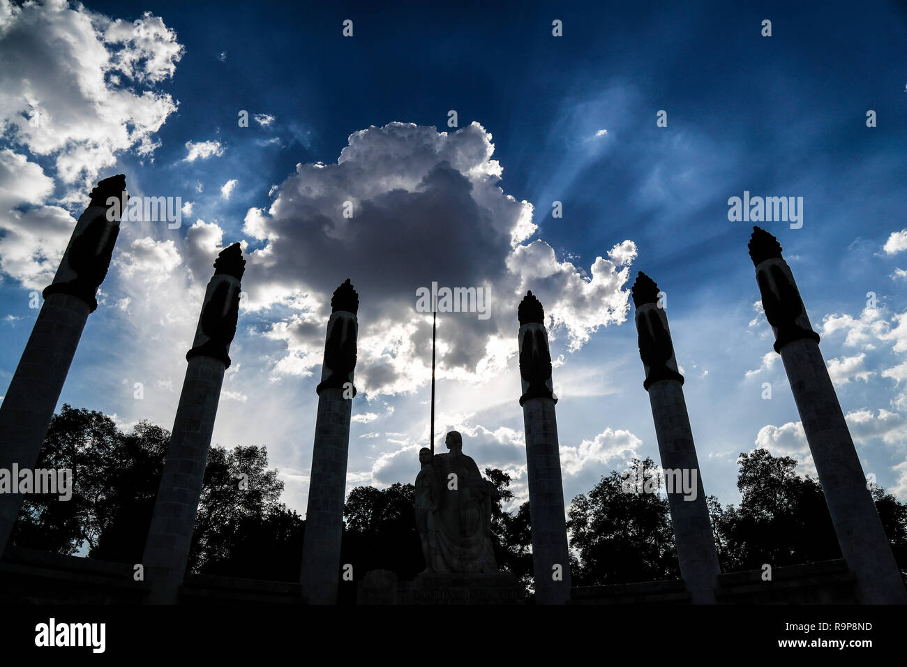 El Bosque de Chapultepec. parque urbano en la Ciudad de México. (Foto : Luis Gutierrez / NortePhoto.com). Banque D'Images