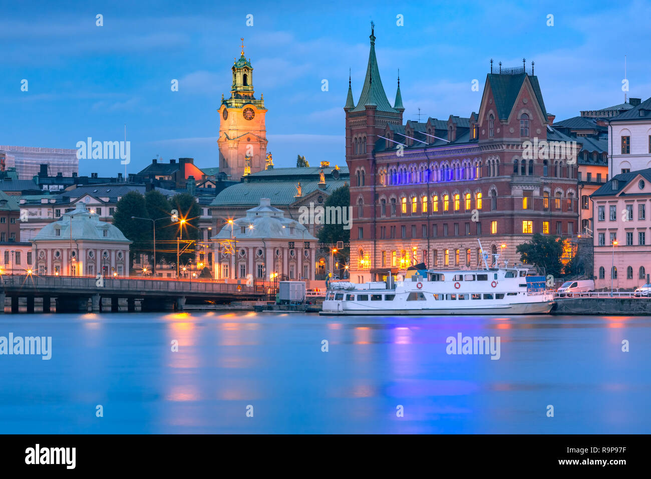 Gamla Stan à Stockholm, Suède Banque D'Images