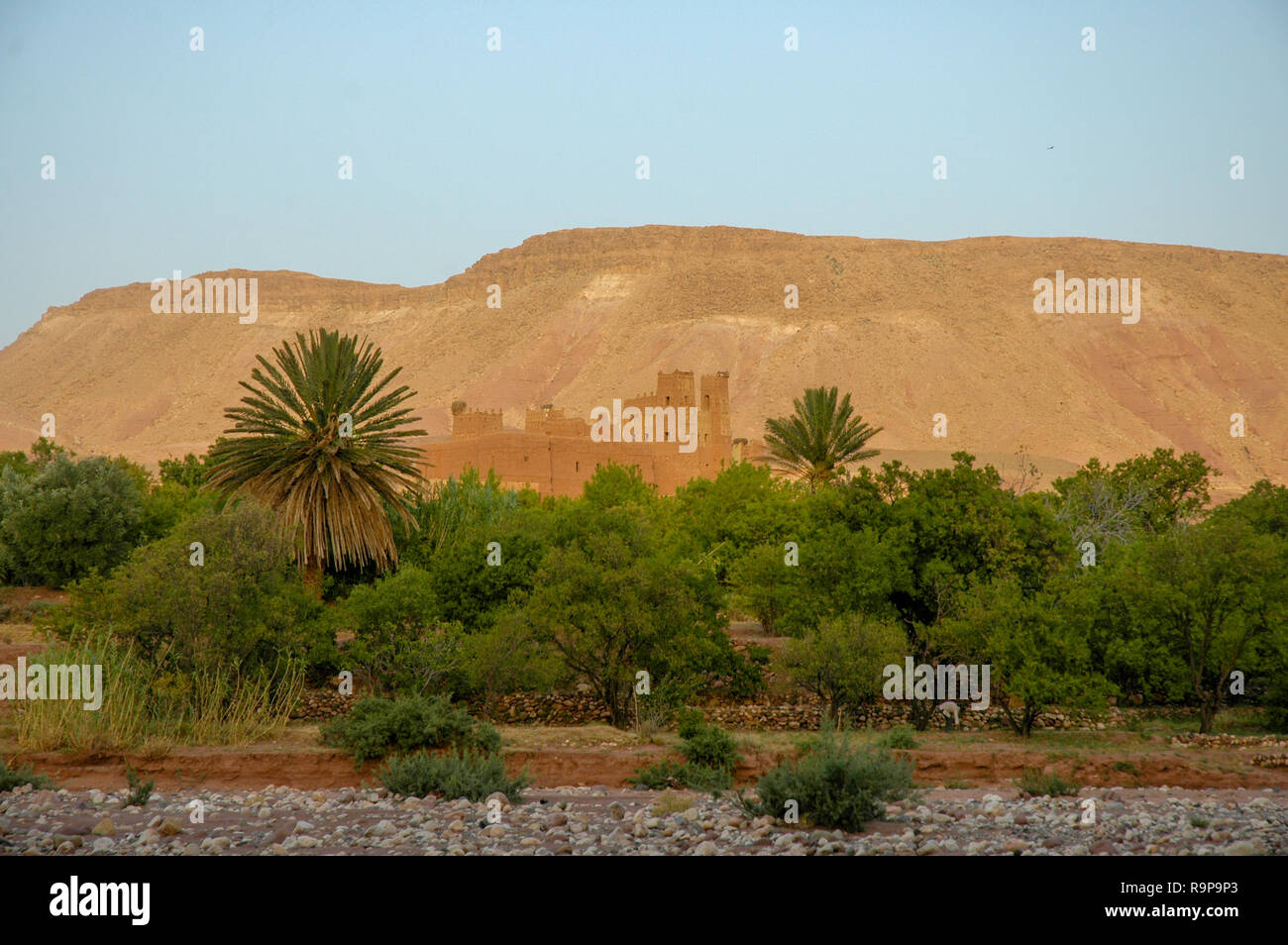 La célèbre casbah d'Art Benhaddou en Maroc Banque D'Images