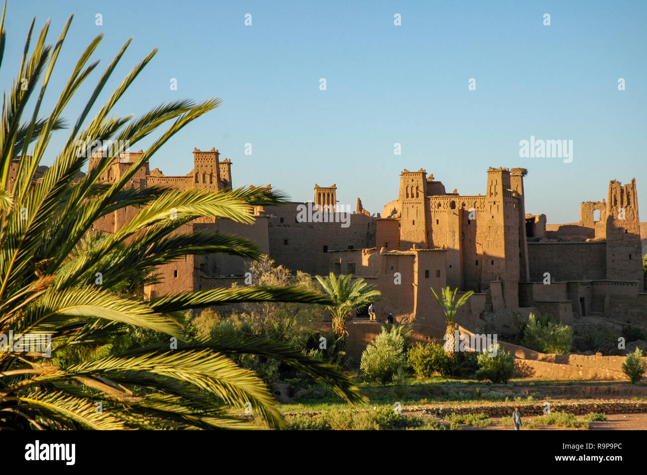 La célèbre casbah d'Art Benhaddou en Maroc Banque D'Images