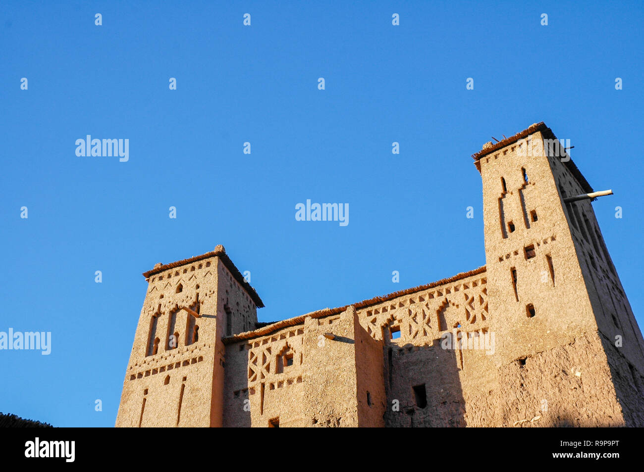 La célèbre casbah d'Art Benhaddou en Maroc Banque D'Images