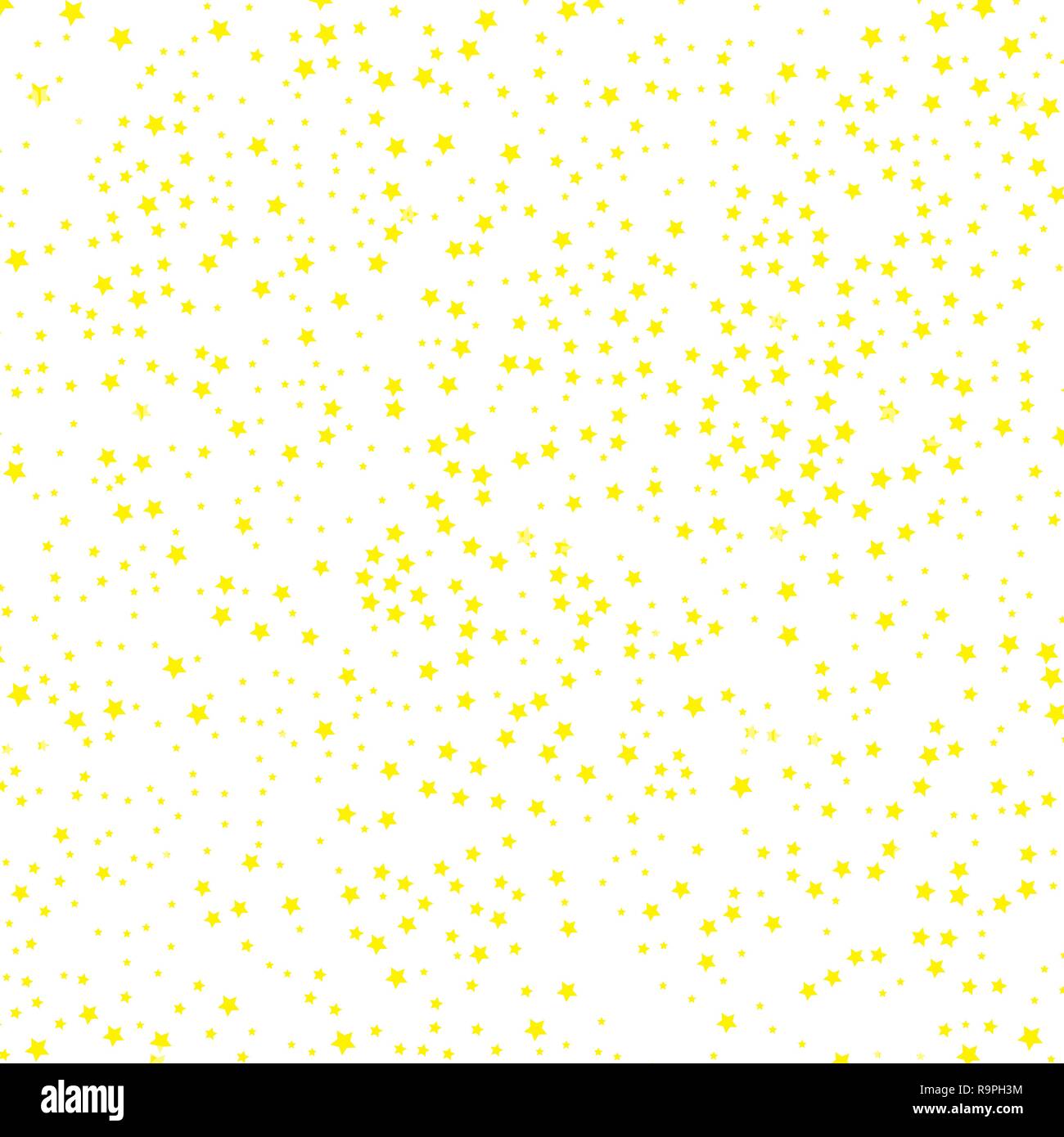 Gold Star Vecteur Cireur Confetti Motif La Chute Des