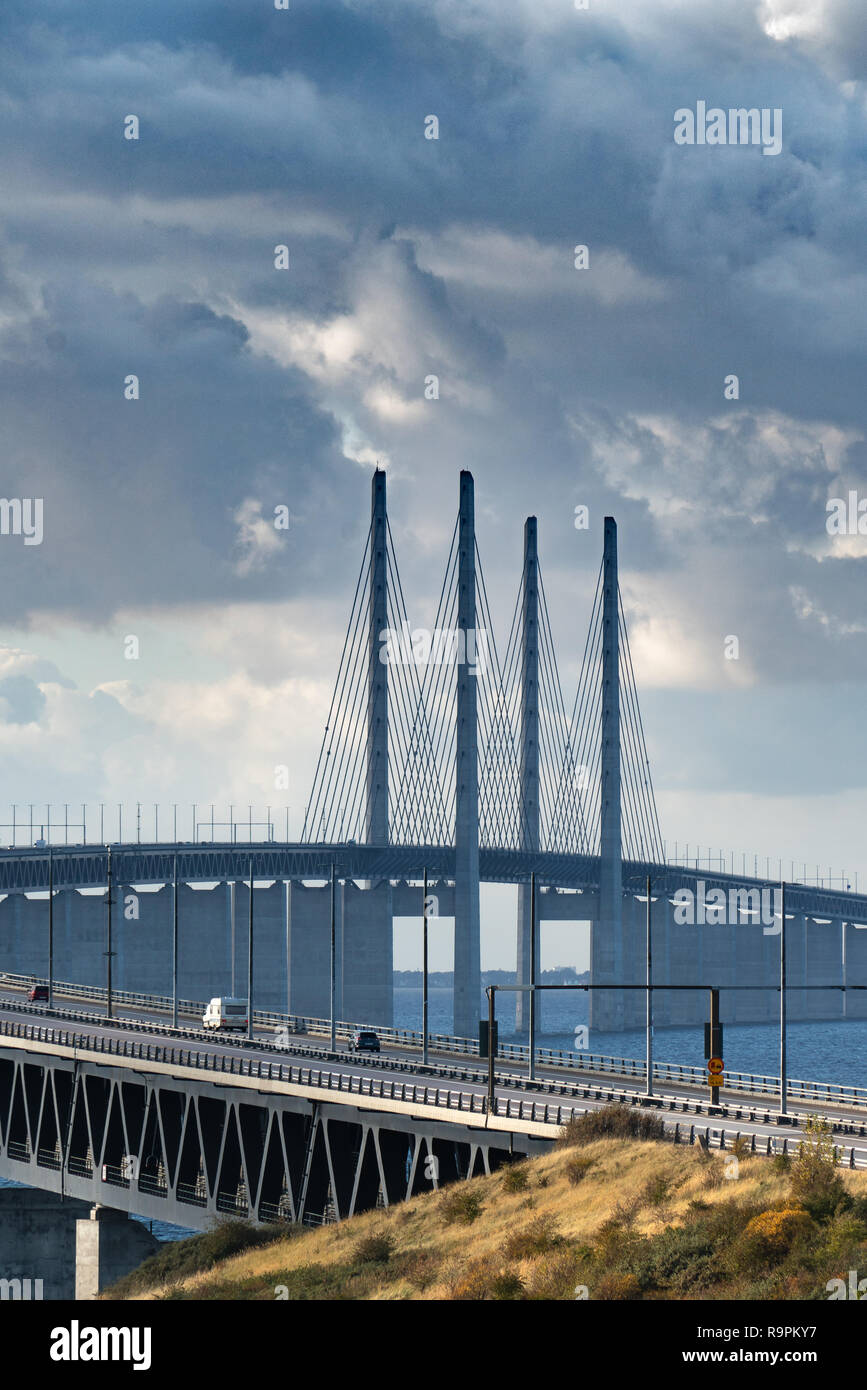 Le Pont de l'Oresund Banque D'Images