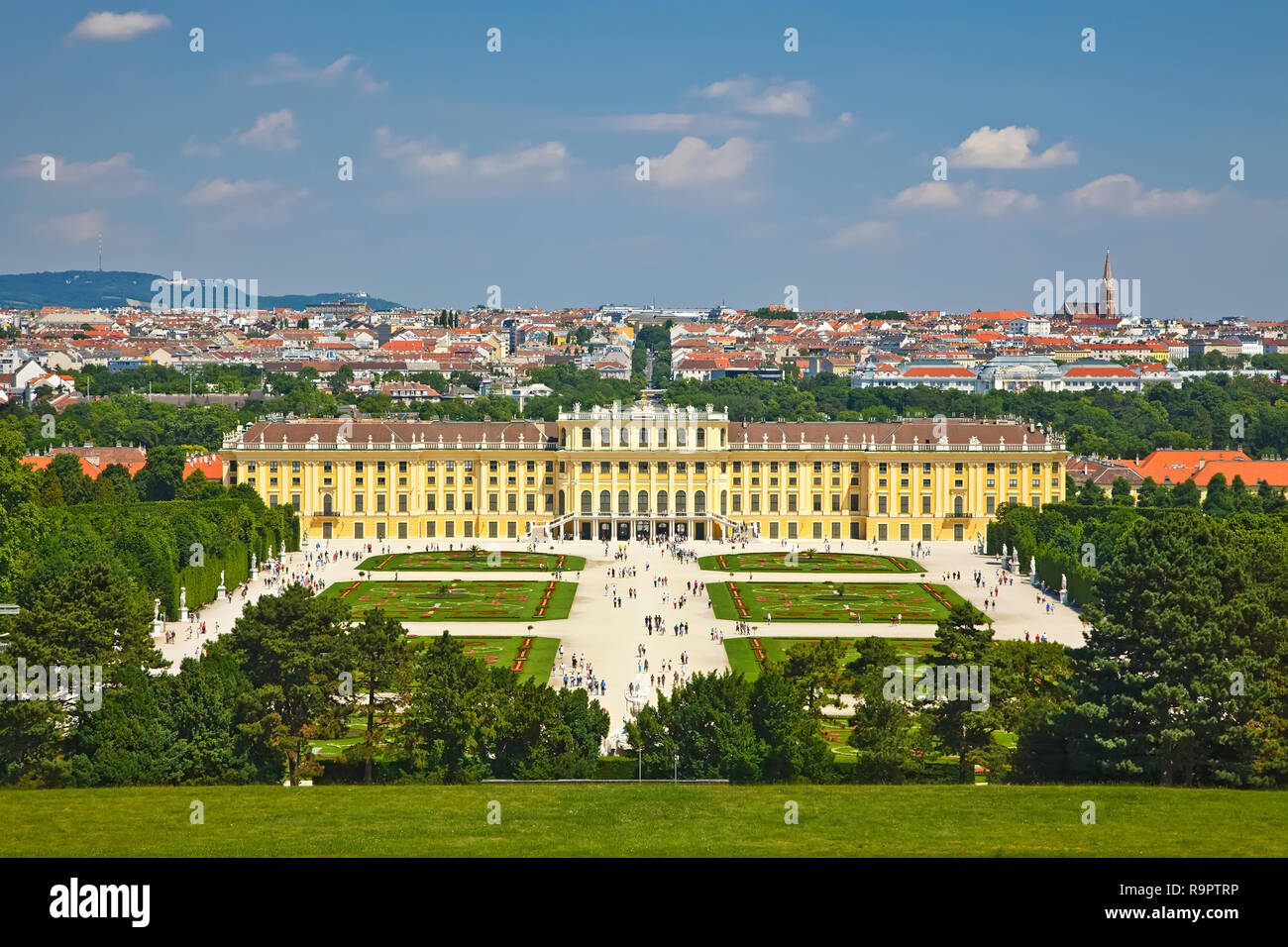 Palais de Schonbrunn, Vienne Banque D'Images