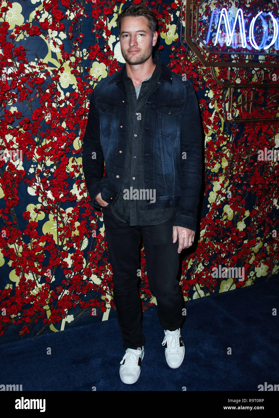 Las Vegas, États-Unis. 28 Dec, 2018. LAS VEGAS, NV, USA - 28 DÉCEMBRE : l'Acteur Justin Hartley arrive à Hong Kong's Restaurant Mott 32 Ouverture officielle tenue à Mott 32 au Palazzo au Venetian Resort Las Vegas le 28 décembre 2018 à Las Vegas, Nevada, United States. (Photo par Xavier Collin/Image Crédit : Agence de Presse) L'agence de presse Image/Alamy Live News Banque D'Images