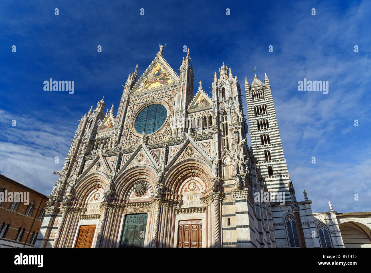 La Cathédrale Santa Maria Assunta, Duomo di Siena. La toscane, italie Banque D'Images