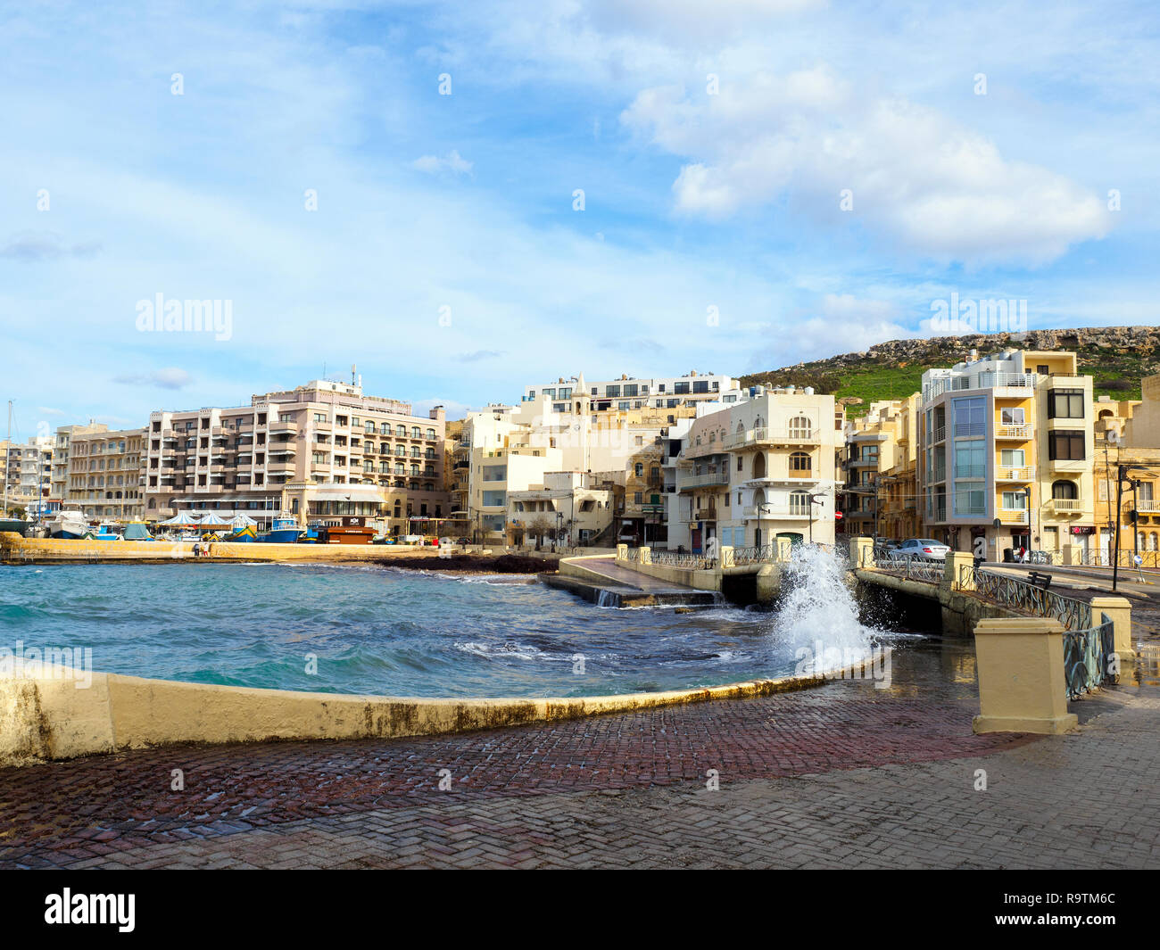 Port de Marsalforn, Gozo, Malte Banque D'Images