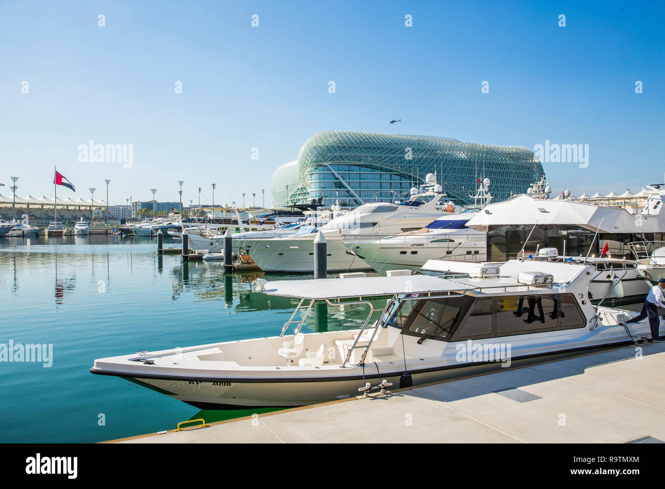 Yas Marina, à Abu Dhabi Banque D'Images