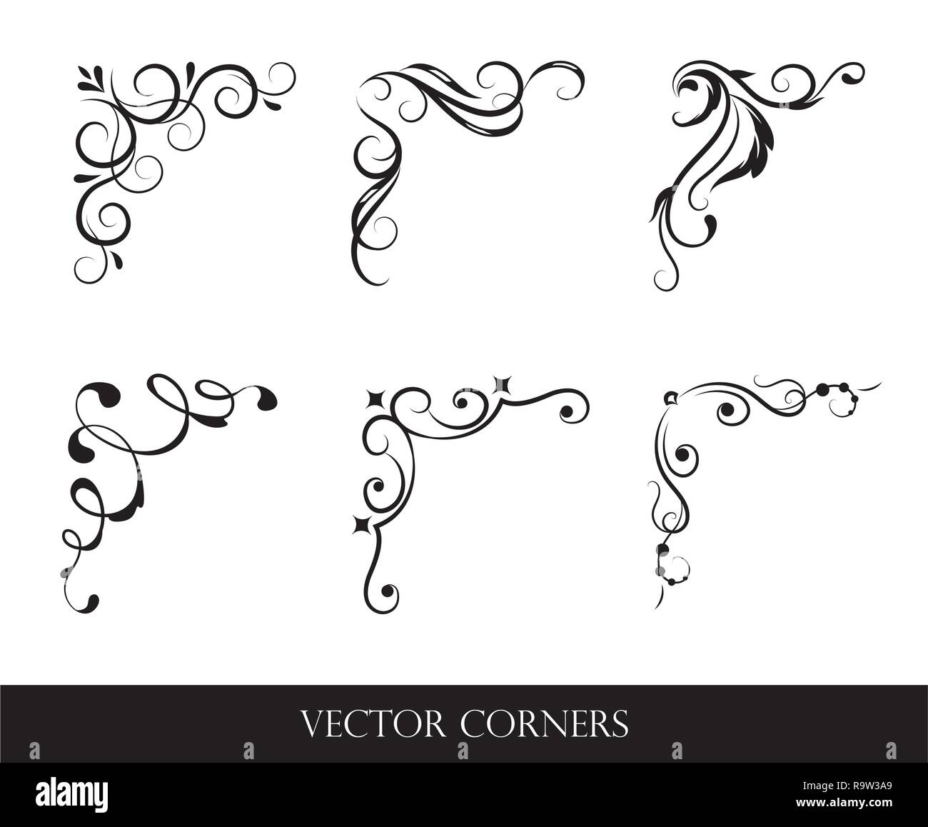calligraphie tourbillonne banque d image et photos alamy