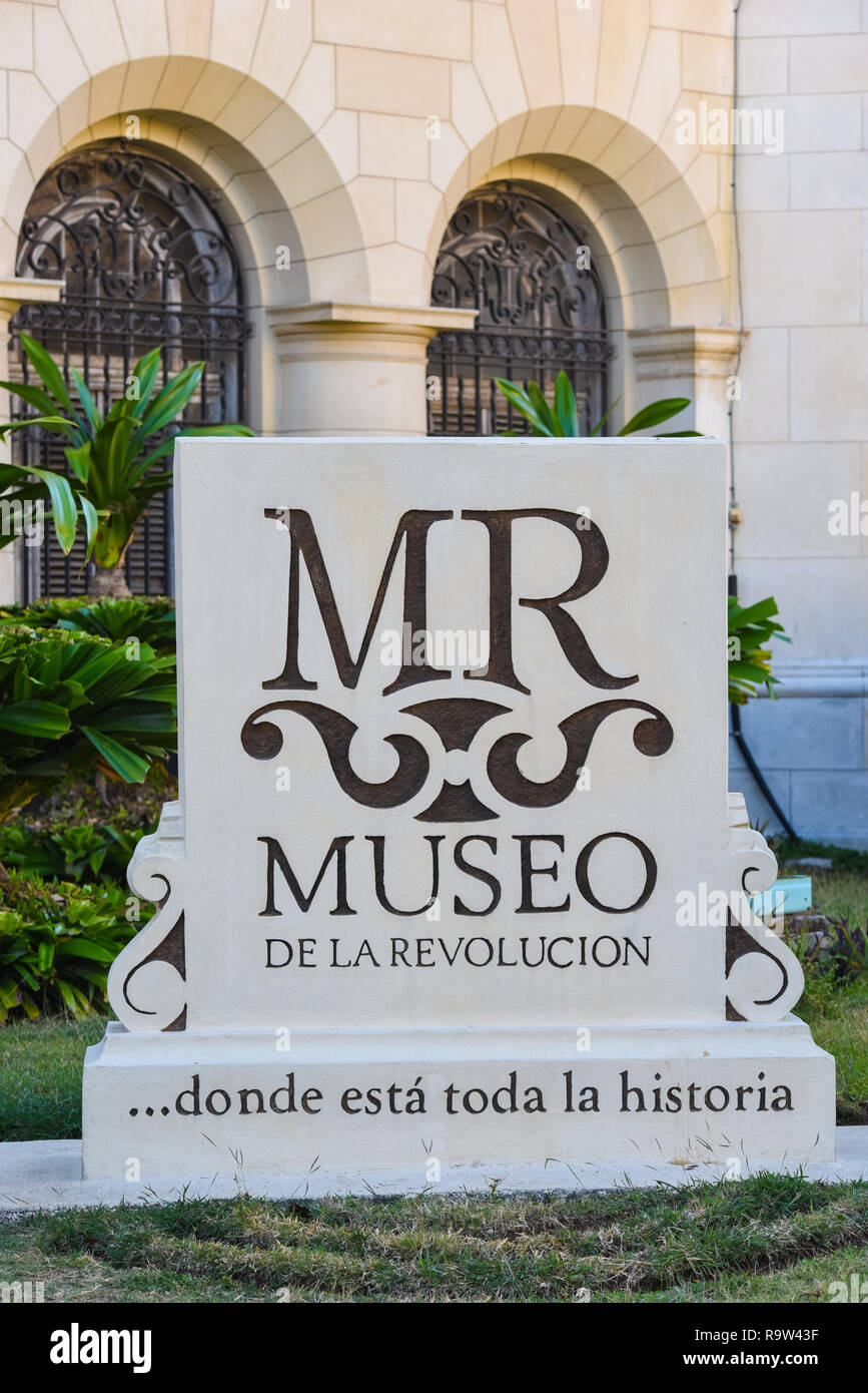 Musée de la Révolution, La Havane, Cuba. Banque D'Images