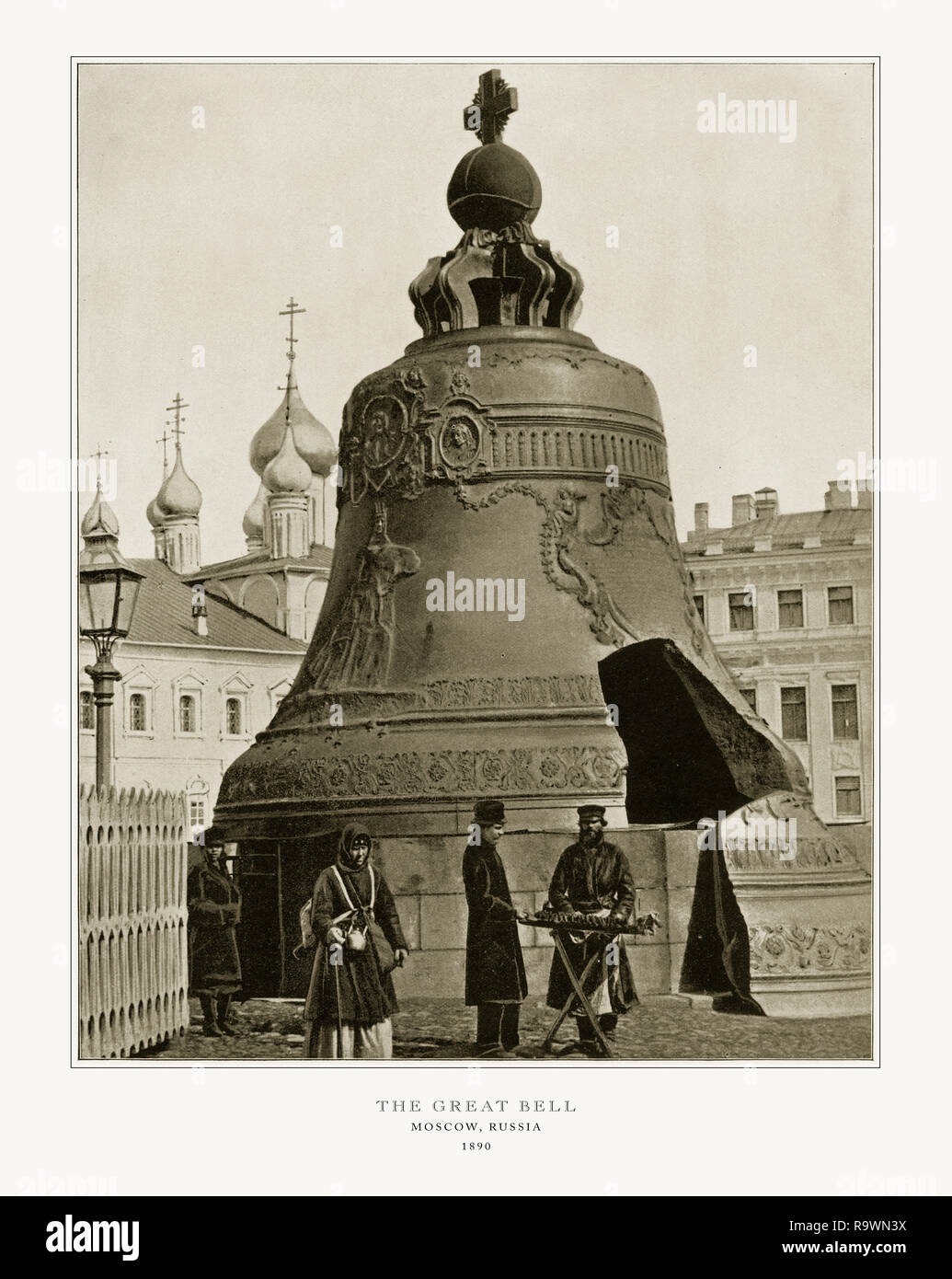 La Grande Cloche, Moscou, Russie, Fédération de, 1893 Photographie Ancienne Banque D'Images