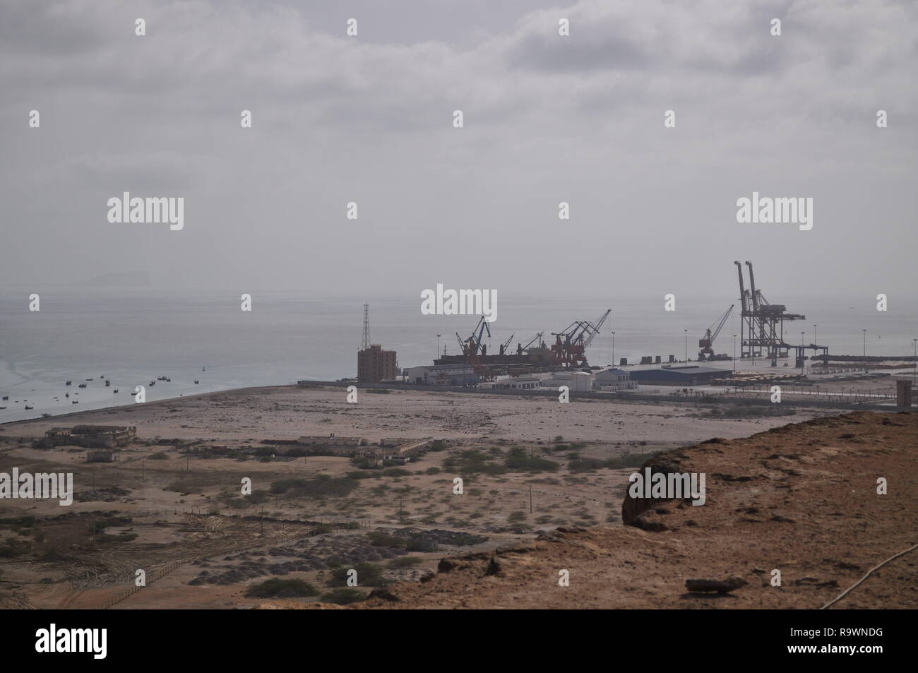 Gawadar ville dans la province du Balochistan pakistanais Banque D'Images