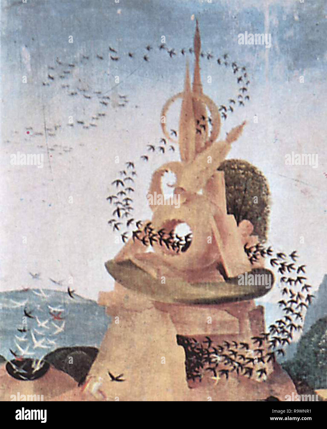 Jérôme Bosch vintage illustration médiévale artiste Banque D'Images
