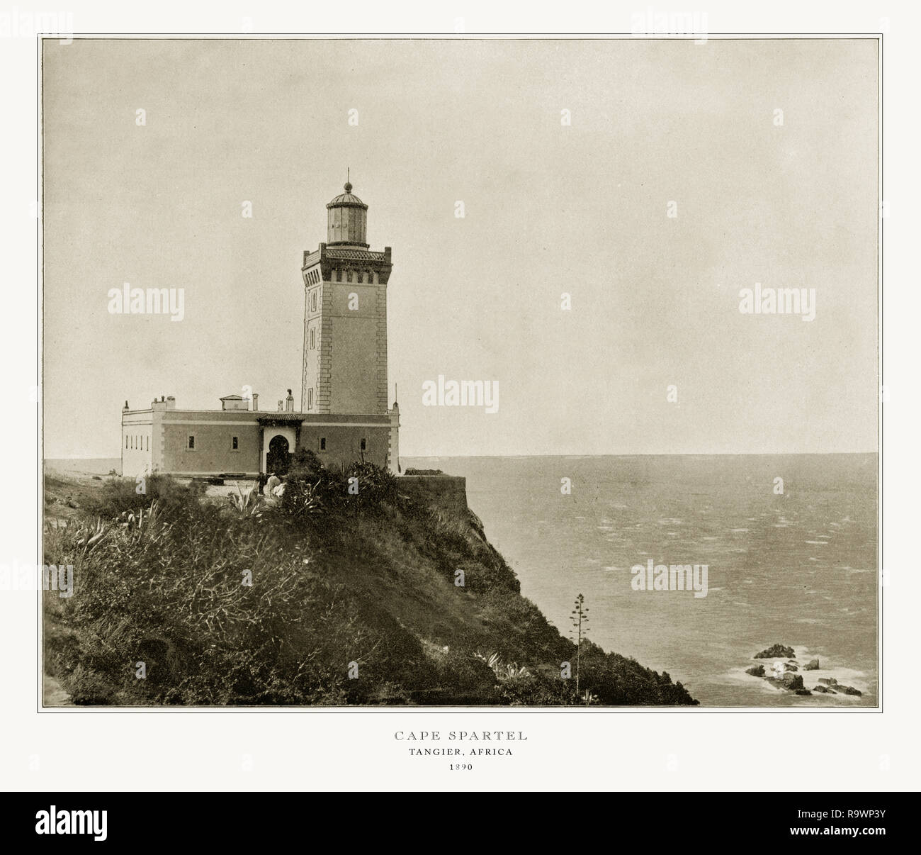 Le cap Spartel, Tanger, l'Afrique, l'Afrique antique, 1893 Photographie Banque D'Images