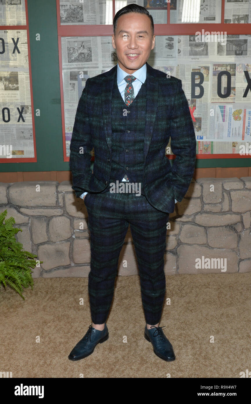 BD Wong assiste à la projection de New York 'Bird Box' à l'Alice Tully Hall, Lincoln Center le 17 décembre 2018 dans la ville de New York. Banque D'Images