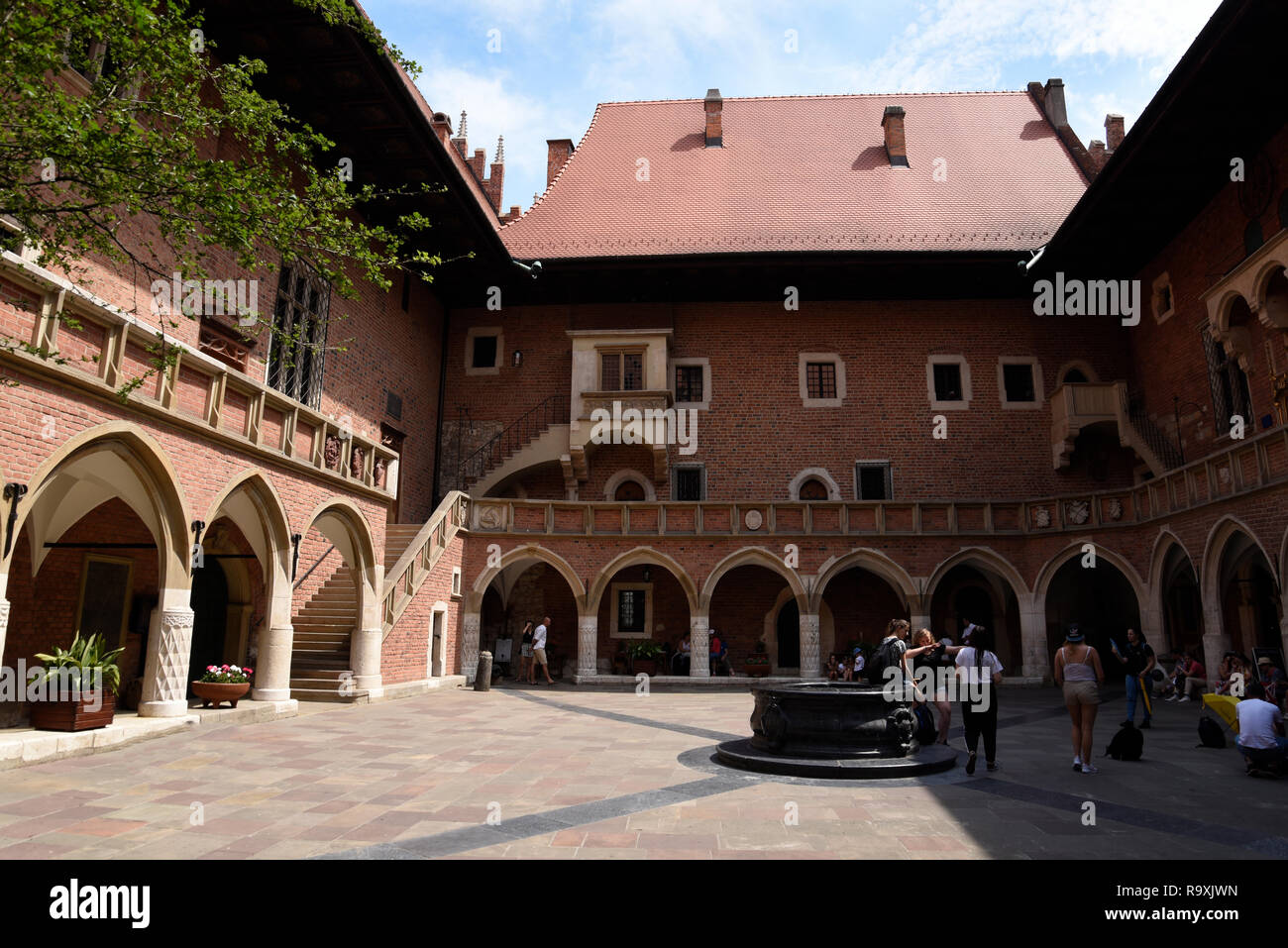 L'Université Jagellonne de Cracovie, Pologne Banque D'Images