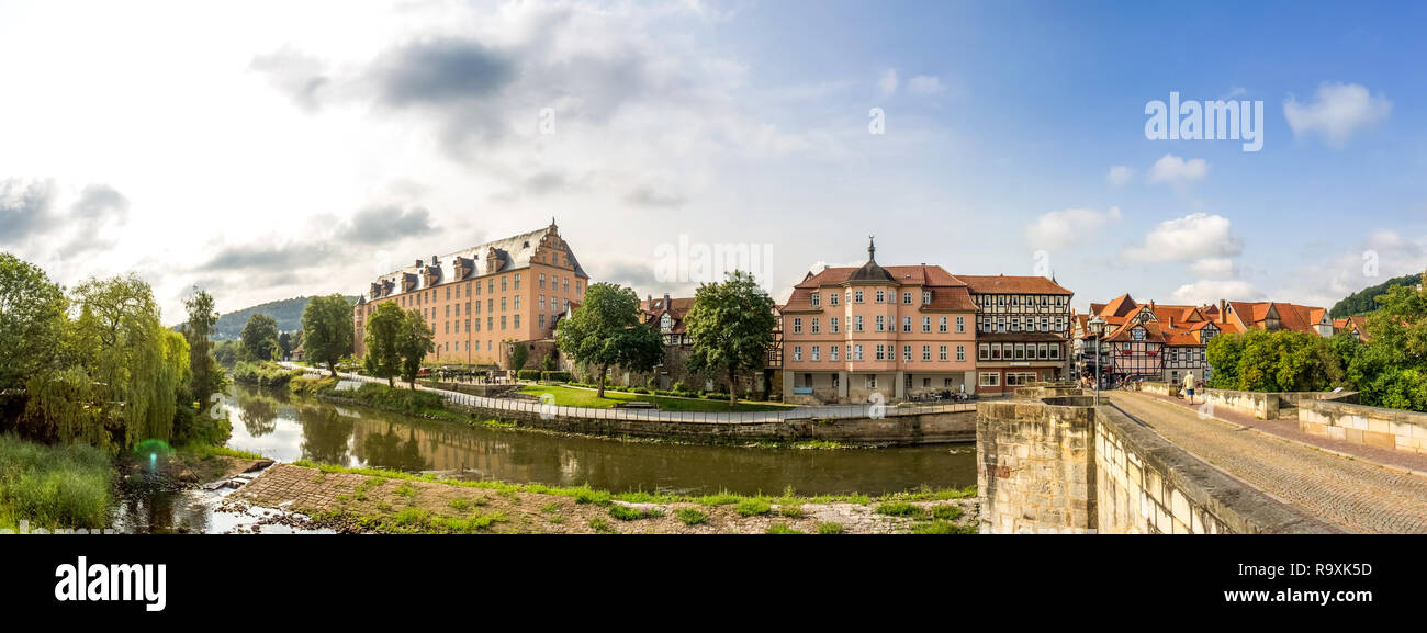 Hannoversch Muenden Welfen, Château Banque D'Images