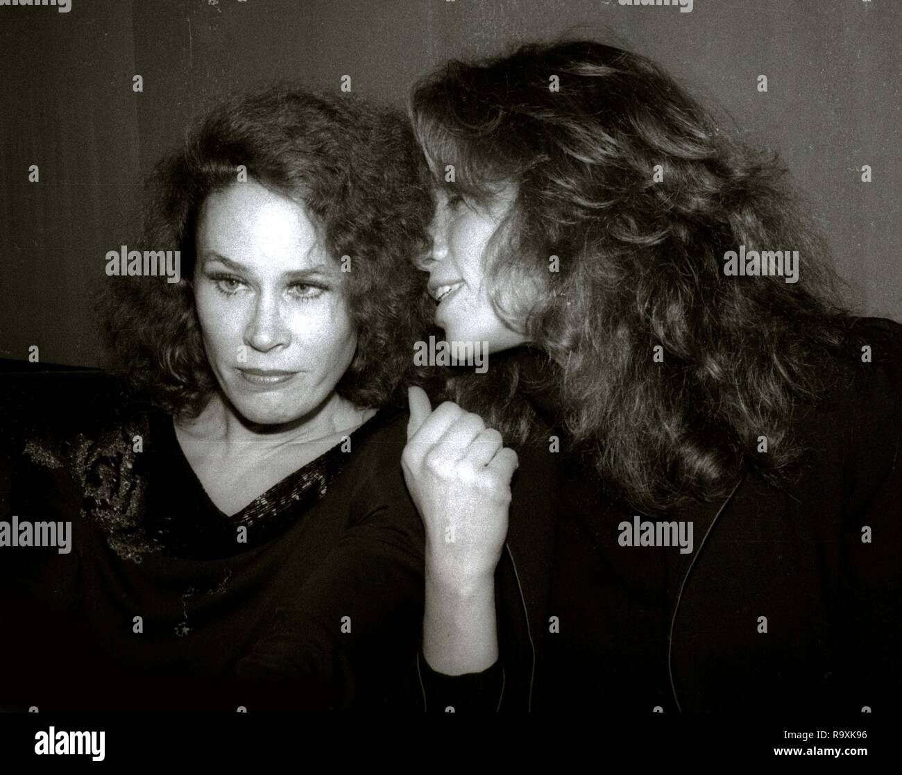 Karen Black Carly Simon 1982 Photo par Adam Scull/PHOTOlink.net Banque D'Images