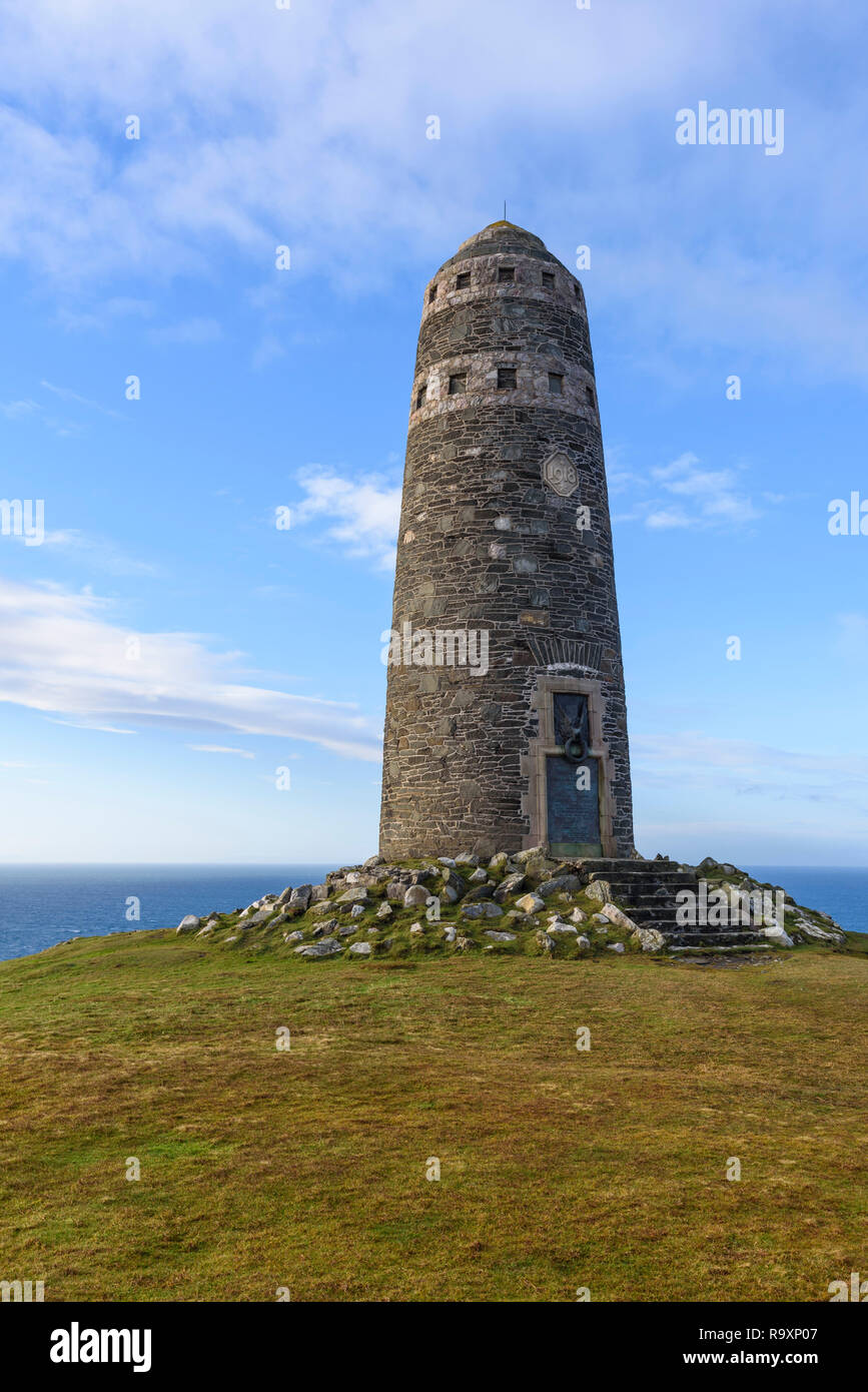 Monument américain, Mull d'Oa, Islay, Hébrides intérieures, ARGYLL & BUTE, Ecosse Banque D'Images
