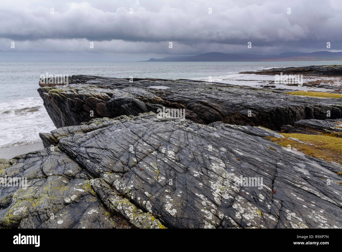 Point Ardnave, Islay, regard vers le Jura, Hébrides intérieures, ARGYLL & BUTE, Ecosse Banque D'Images