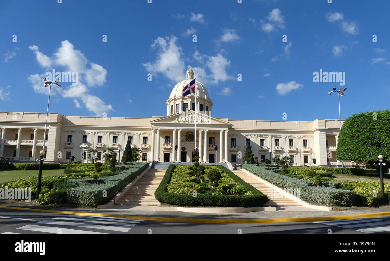 Palais présidentiel à Santo Domingo, République dominicaine.Photo : Tony Gale Banque D'Images
