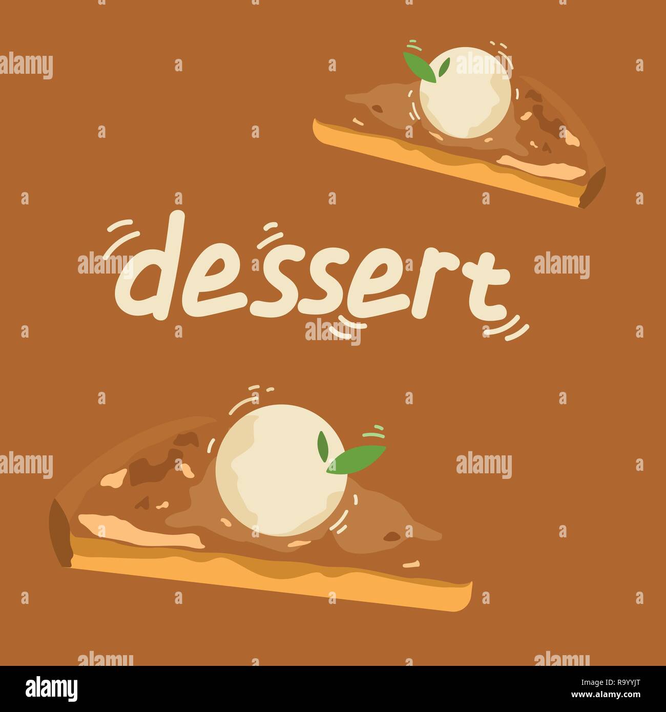Gâteau savoureux isolés. Aquarelle croquis style. Vector collection. Illustration de Vecteur