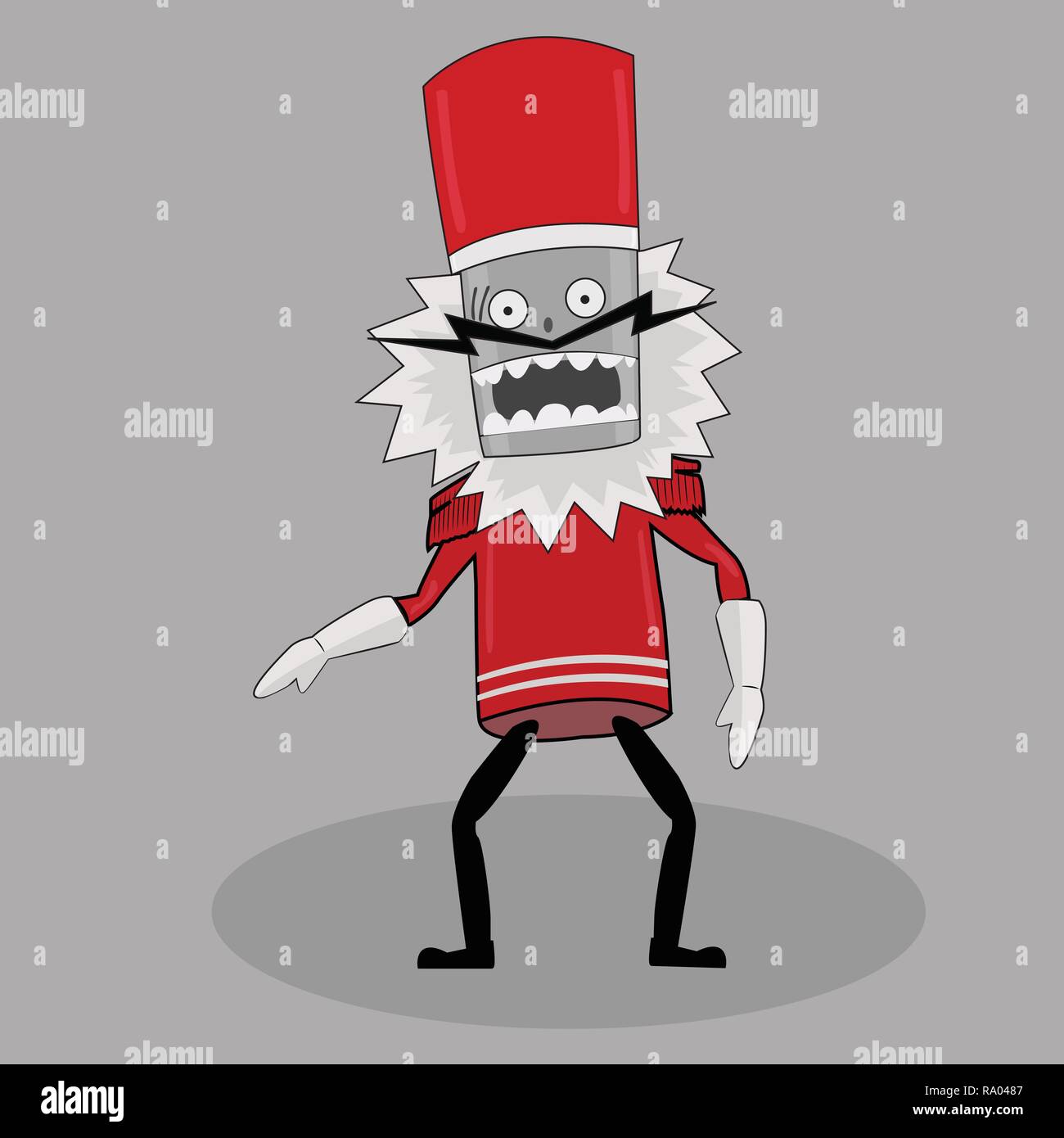 Santa Claus illustration robot Illustration de Vecteur