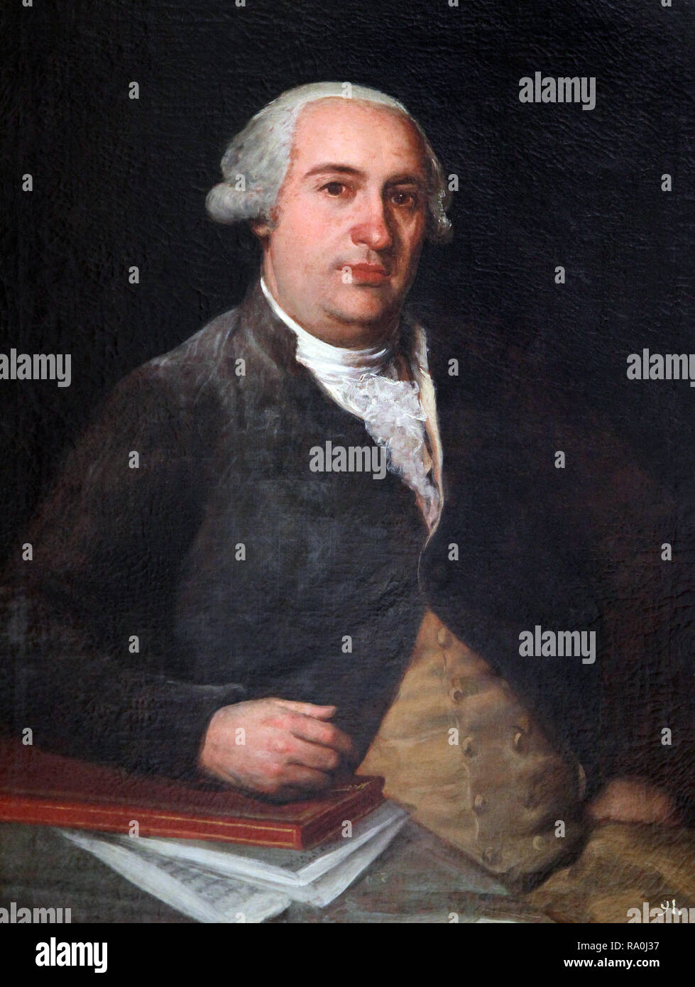 Retrato de Mariano Ferrer y Aulet de Francisco de Goya 1746-1828 Banque D'Images