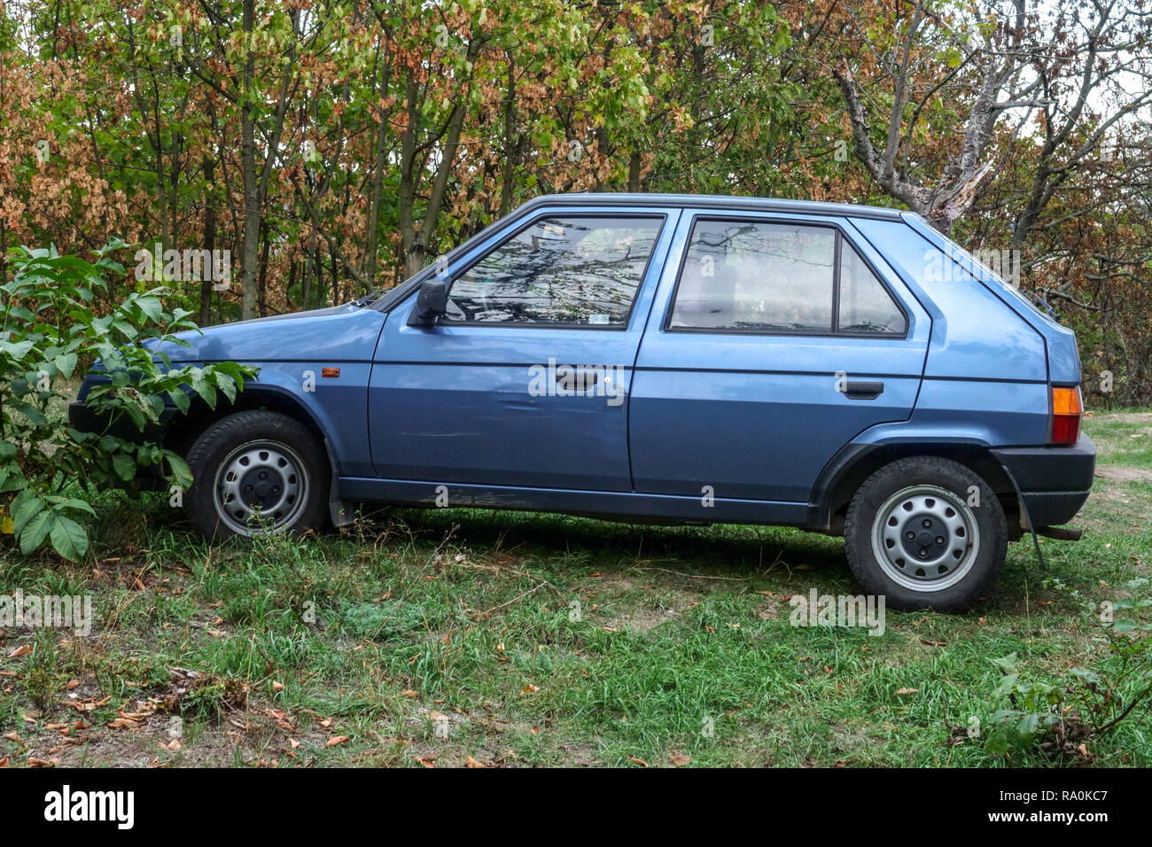 Skoda Felicia berline, produite à partir des années 90, République Tchèque Banque D'Images