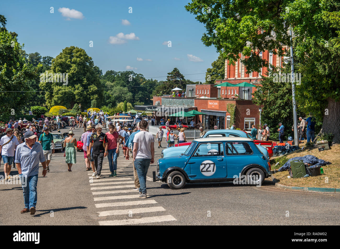 Chateau Impney Hill Climb Banque D'Images