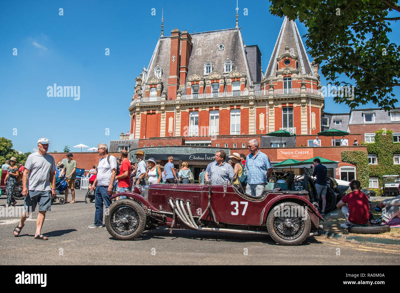 Chateau Impney Hill Climb Banque D'Images