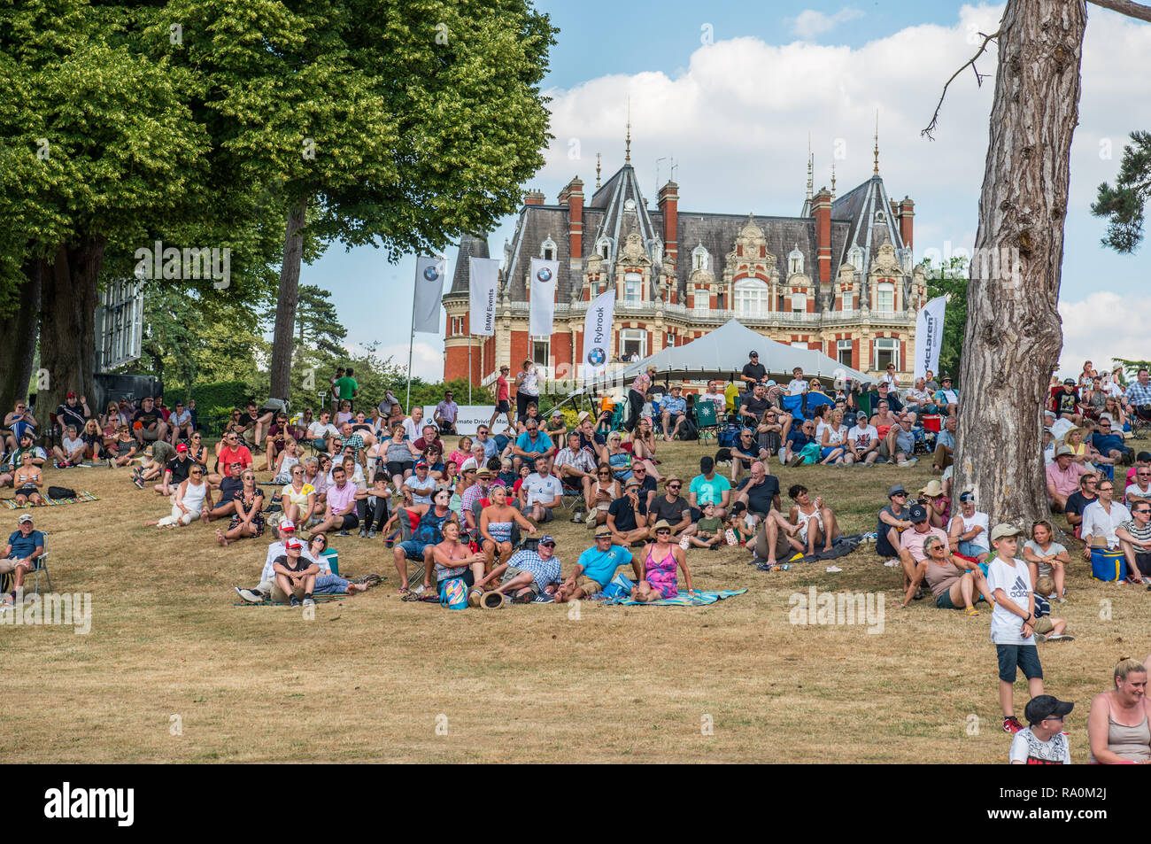 Chateau Impney Hill Climb Banque D'Images