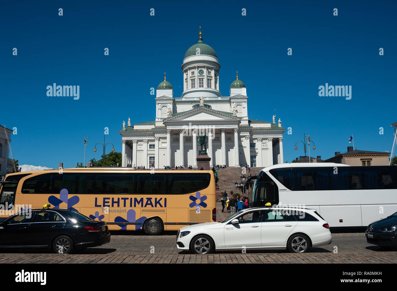 23.06.2018 - Helsinki, Finlande - Europa, die am Senatsplatz Domkirche, auch bekannt als Weisse Kathedrale oder Helsingin Tuomiokirkko. 0SL180623D014C Banque D'Images