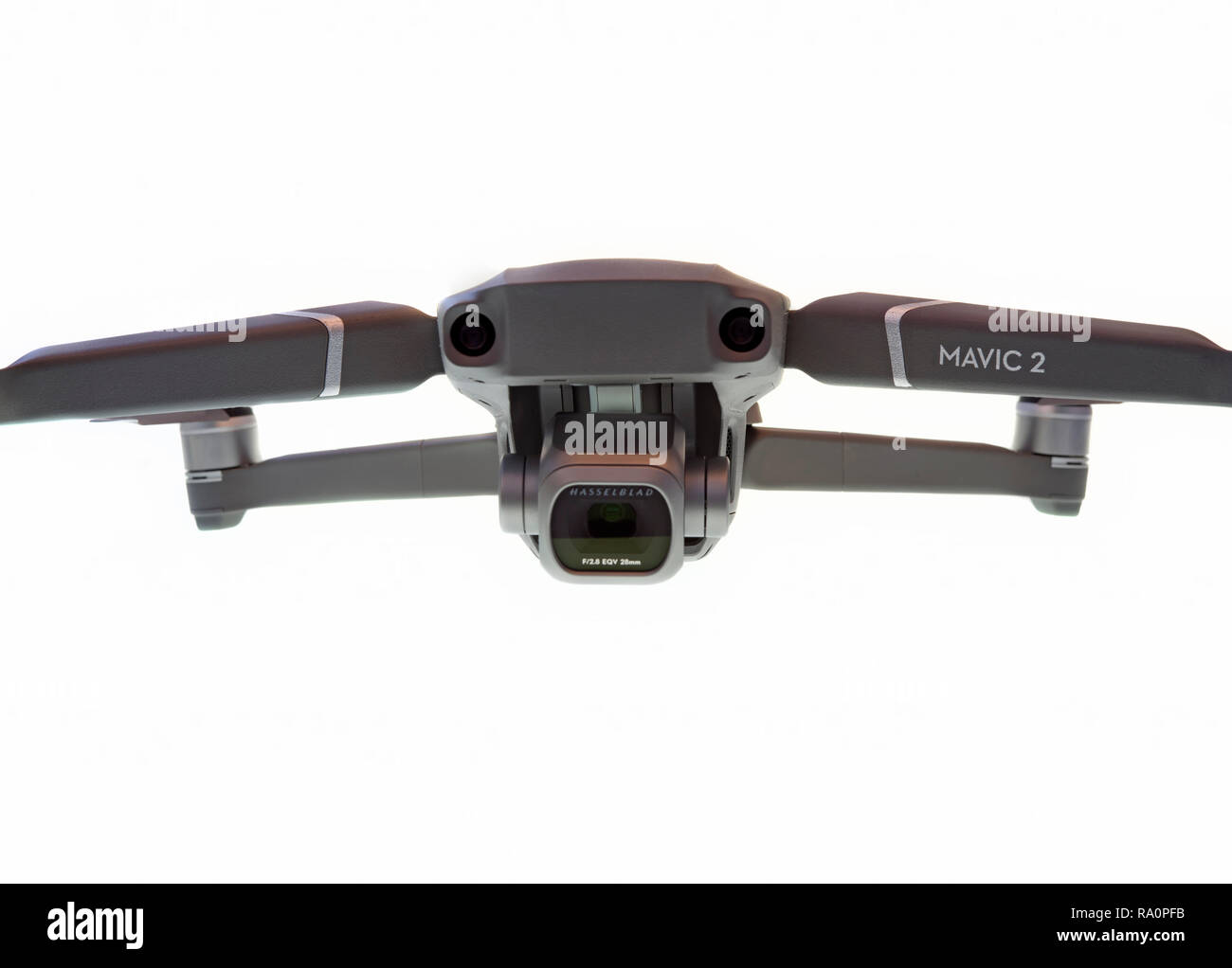 PIATRA Neamt, Roumanie - 12 octobre 2018 : 2 Mavic Pro drone avec appareil photo Hasselblad. Banque D'Images