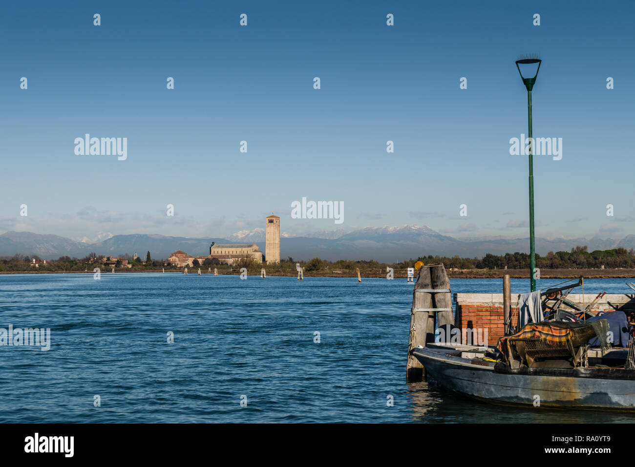 Basilica di Santa Maria Assunta sur l'île de Torcello, Venise, Italie. Banque D'Images
