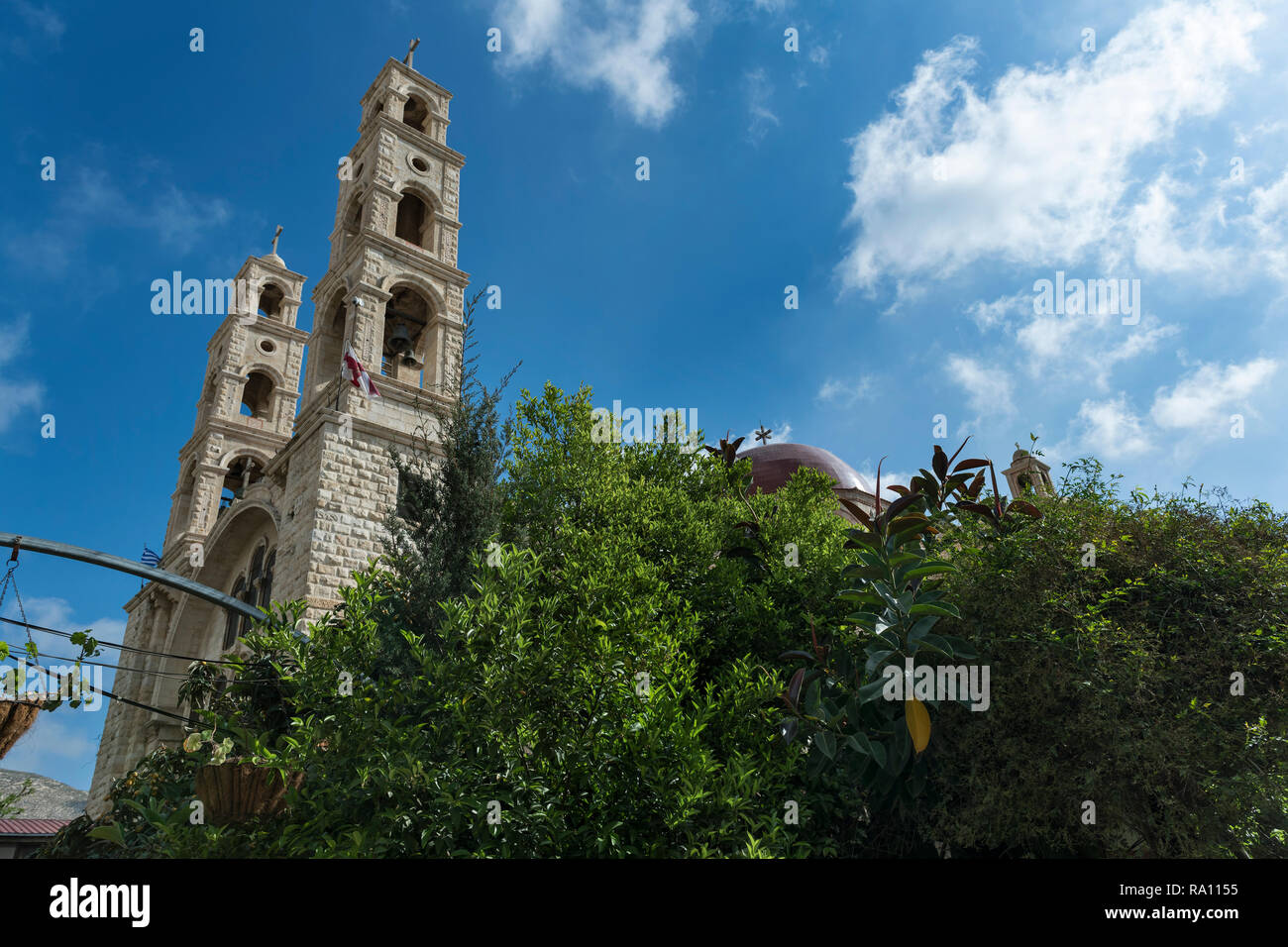 L'Église orthodoxe grecque St. Photini à Bir Ya'qub. Naplouse. La Palestine Banque D'Images